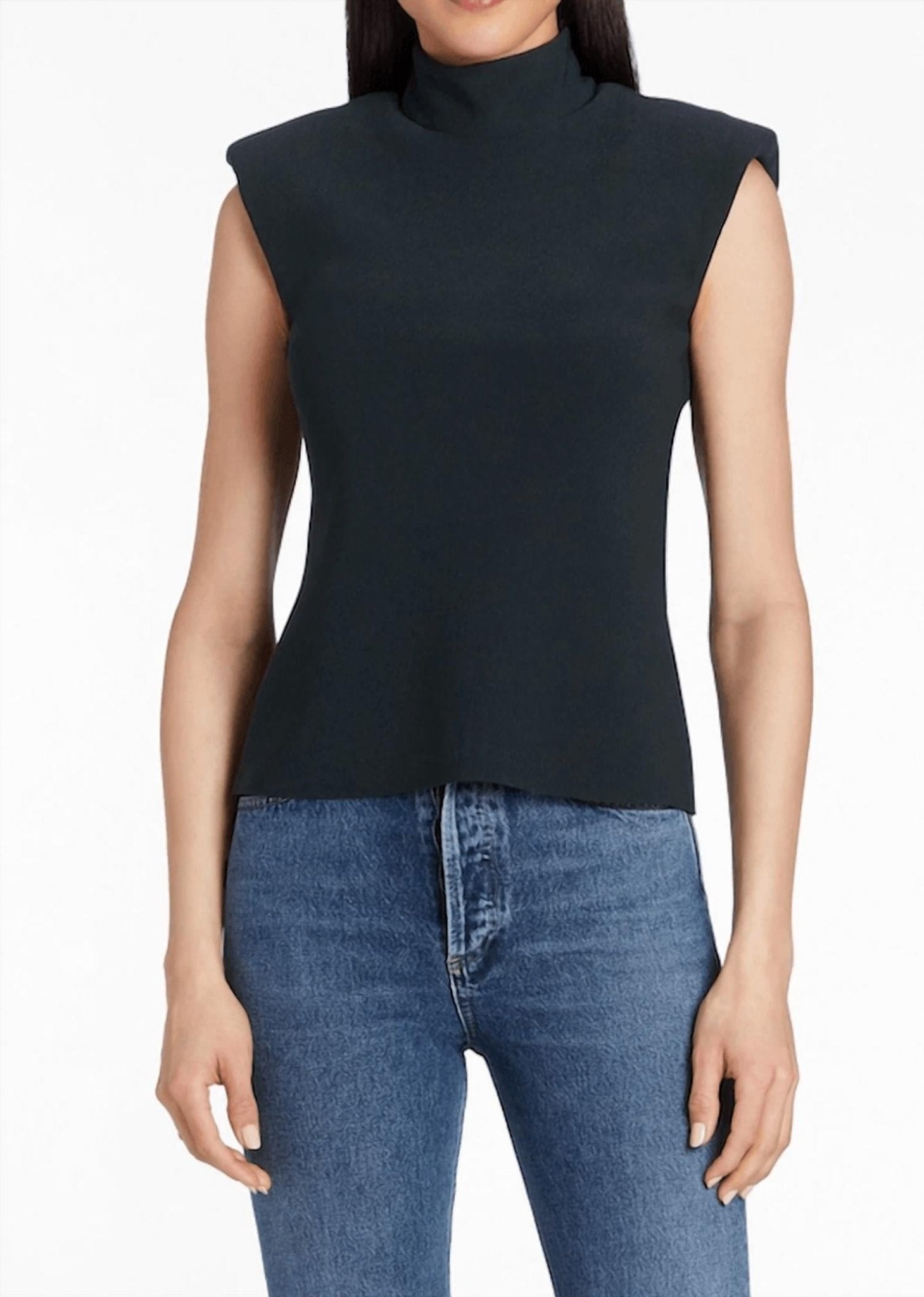 Amanda Uprichard - Tempe Top - black - blouses - clothing