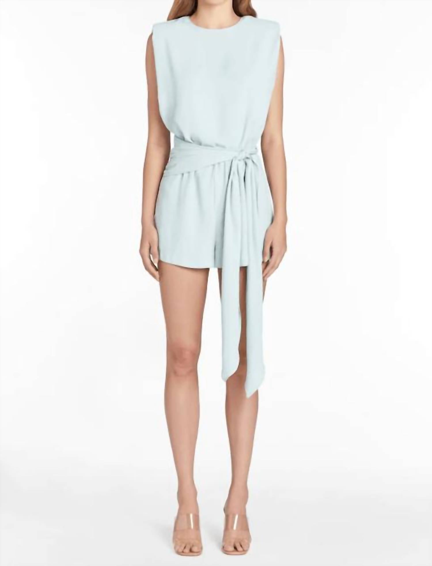Amanda Uprichard - Tropics Romper - blue - clothing - jumpsuits