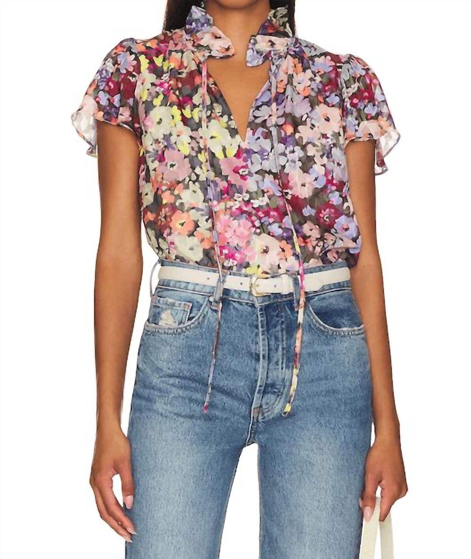 Amanda Uprichard - Vittoria Blouse - blouses - clothing - floral