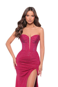 Amarra - Corset - inspired Bodice Prom Dress - clothing - dresses - patterned