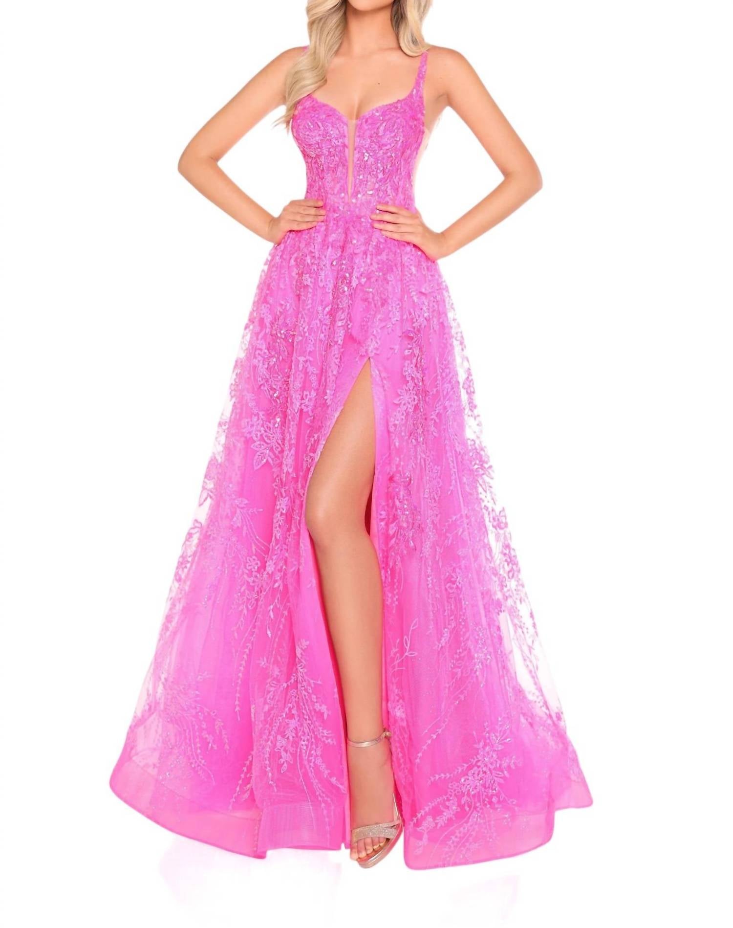 Amarra - Dazzling Prom Dress - clothing - dresses - patterned