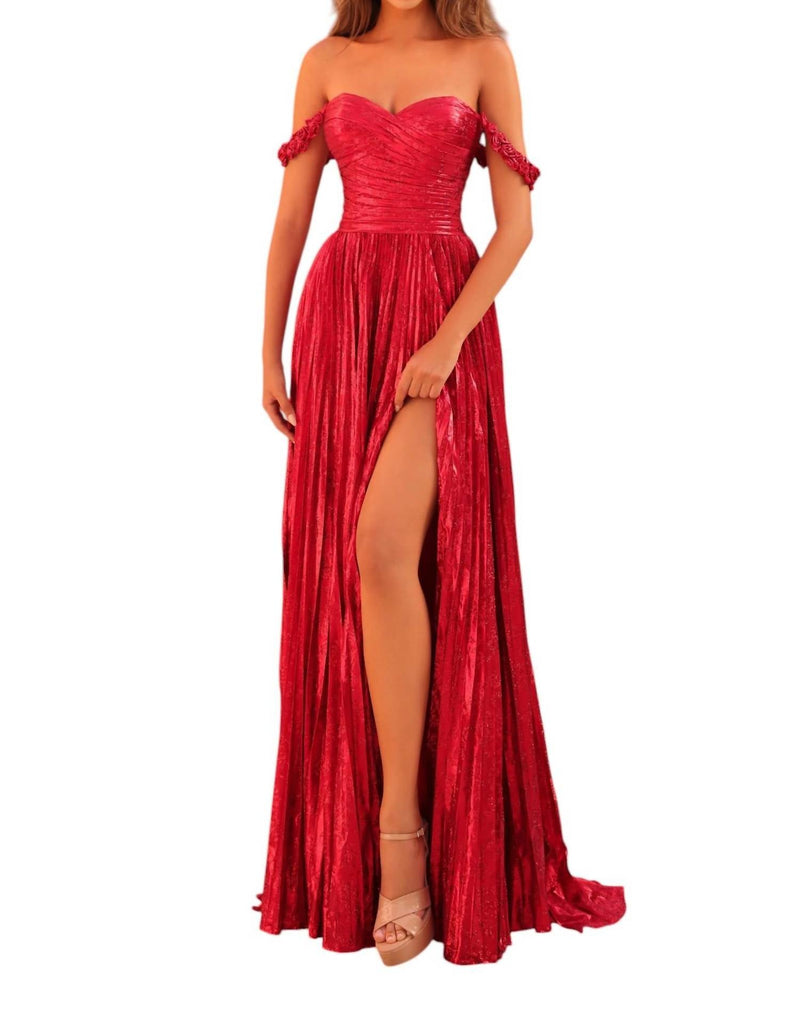 Amarra - Elegant Romantic Prom Dress - clothing - dresses - patterned