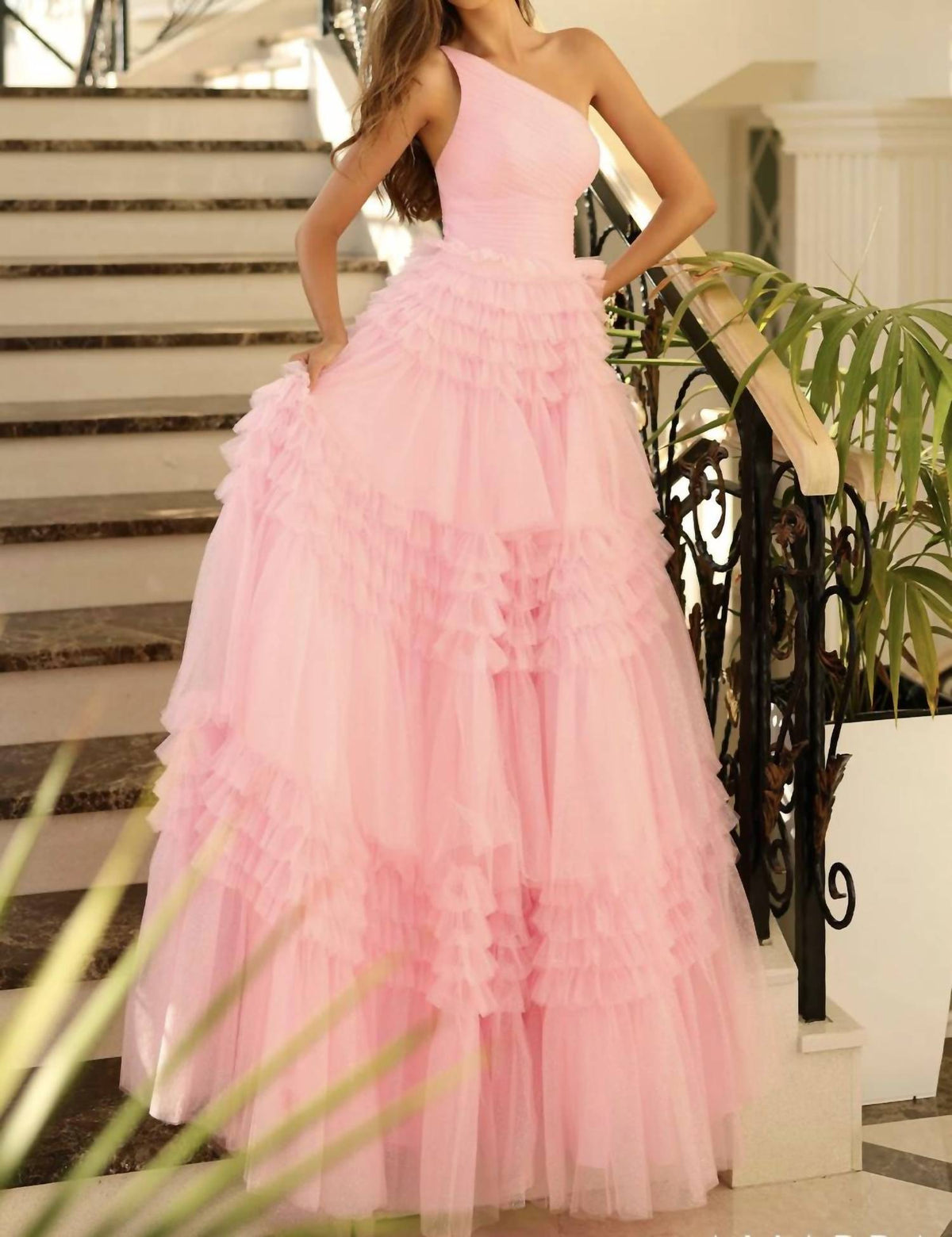 Amarra - One-shoulder Gown
