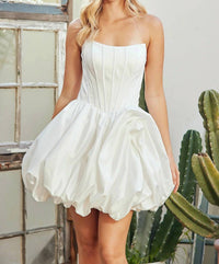 Amelia Couture - Short Strapless Bubble Dress
