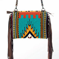 American Darling - Women's Animal Aztec Blanket Crossbody Bag - bags - crossbody - bags - handbags