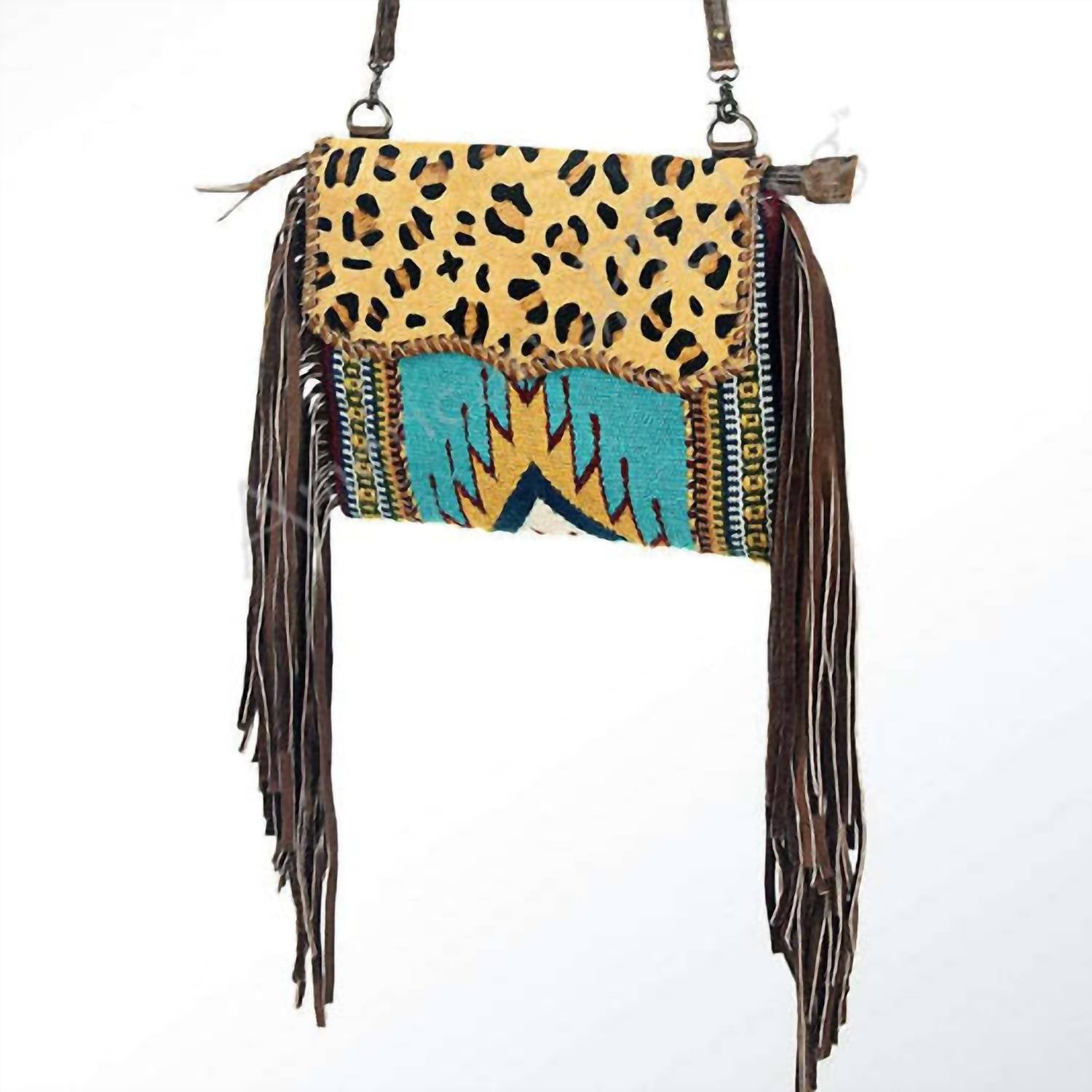 American Darling - Women's Animal Aztec Blanket Crossbody Bag - bags - crossbody - bags - handbags