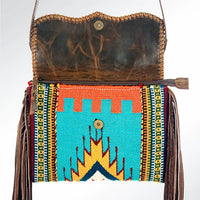 American Darling - Women's Animal Aztec Blanket Crossbody Bag - bags - crossbody - bags - handbags