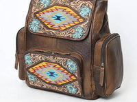 American Darling - Women's Full Grain Leather Backpack - backpacks - bags - brown