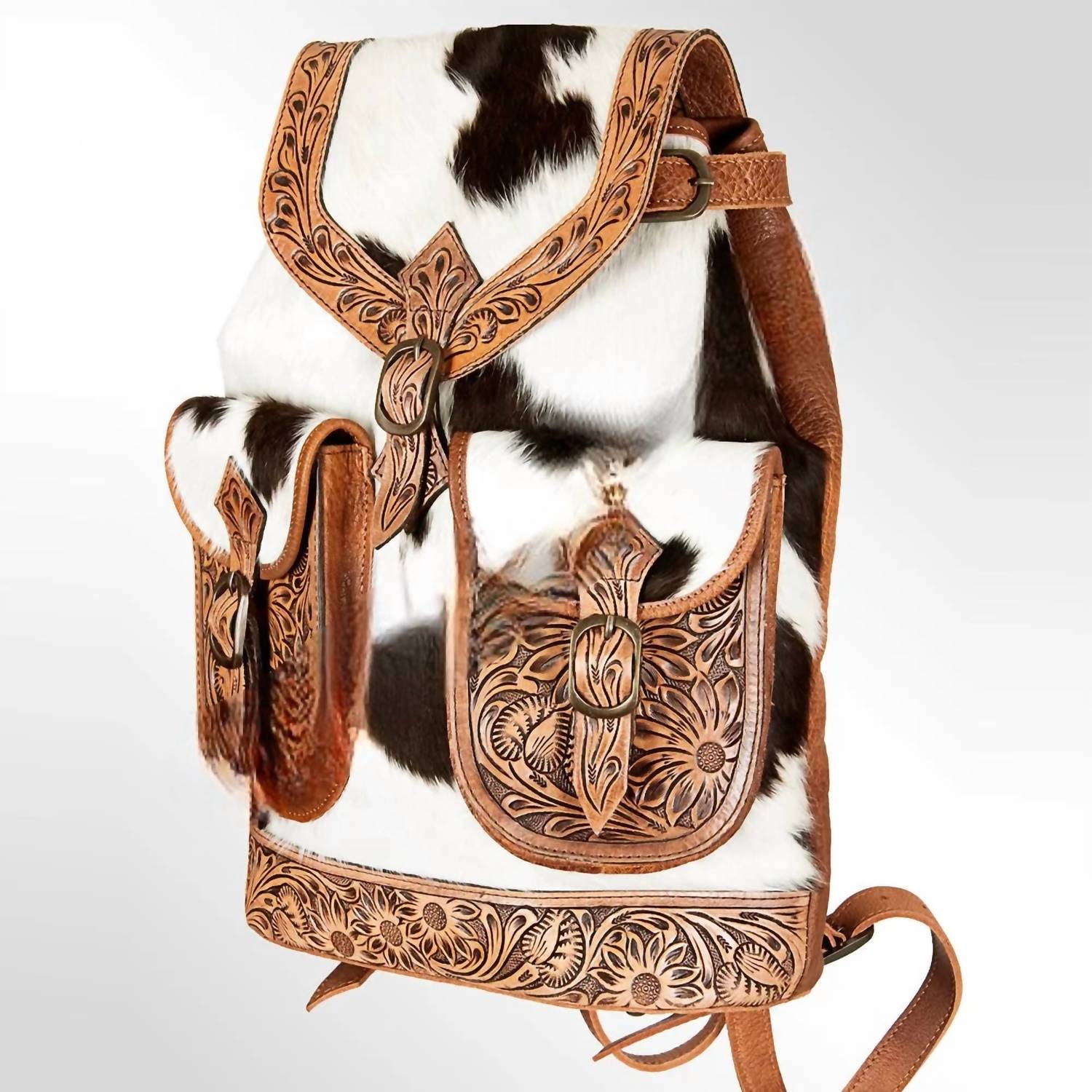American Darling - Women's Hair On Hide Backpack - backpacks - bags - leather