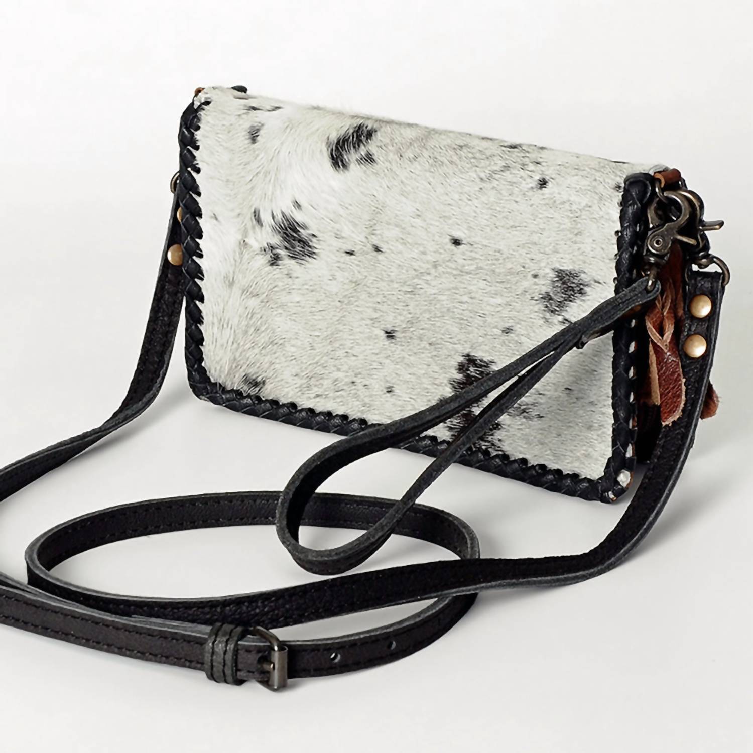 American Darling - Women's Hair On Hide Wristlet - bags - clutches - handbags
