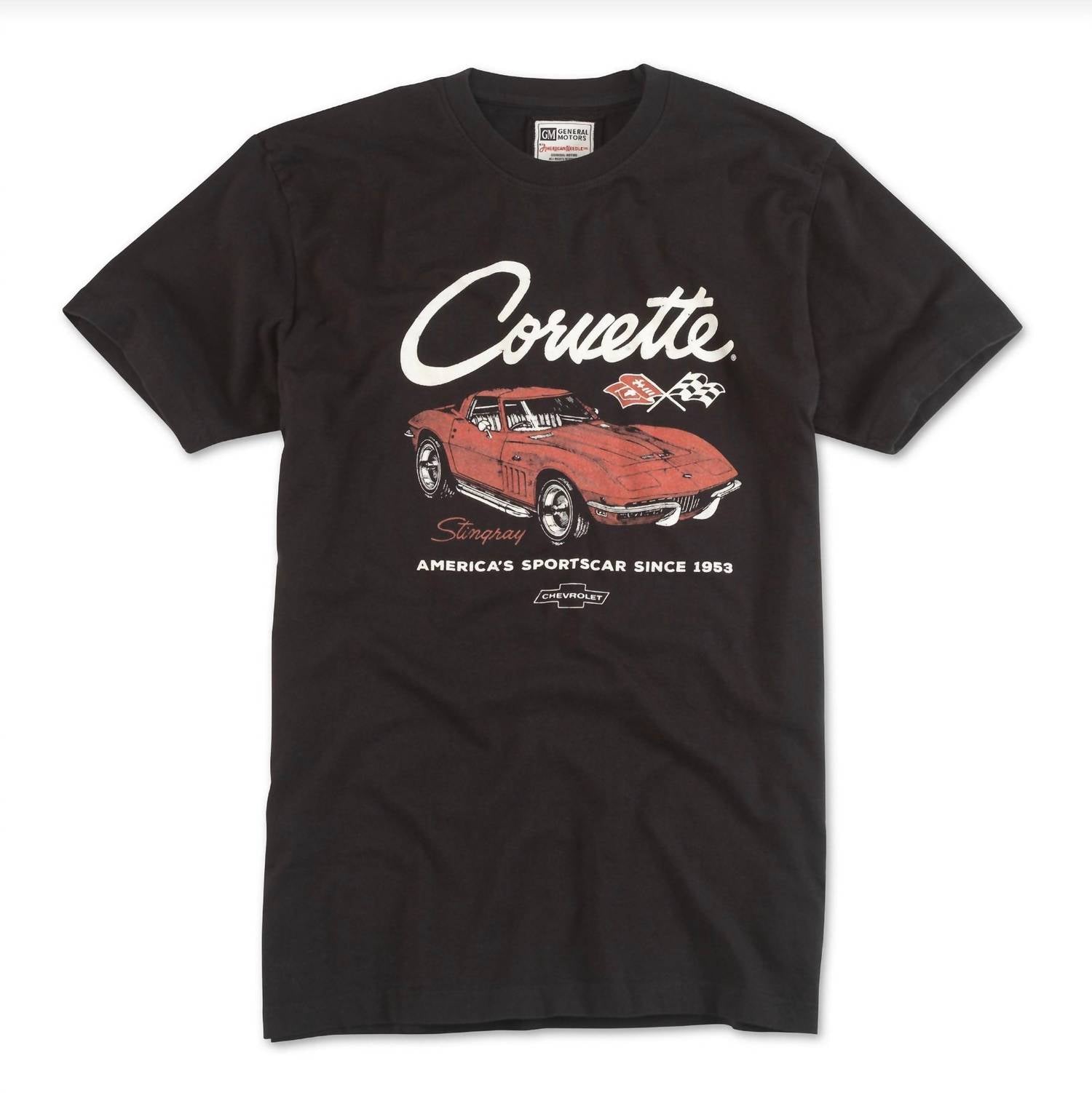American Needle - Chevrolet Corvette Burton Tee - black - clothing - cotton