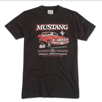 American Needle - Men's Ford Mustang Burton Tee - black - clothing - cotton