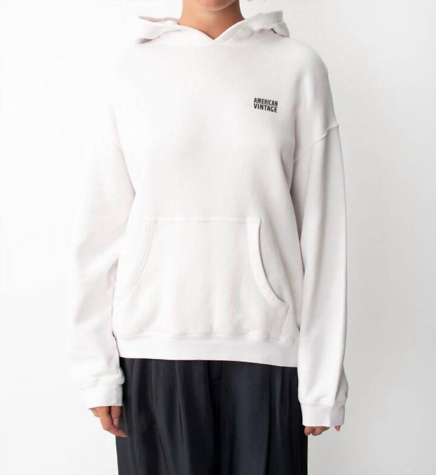American Vintage - Izubird Dropped Shoulders Hoodie - clothing - cotton - hoodies