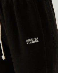 American Vintage - Izubird Trouser Lounge Pants - black - clothing - cotton