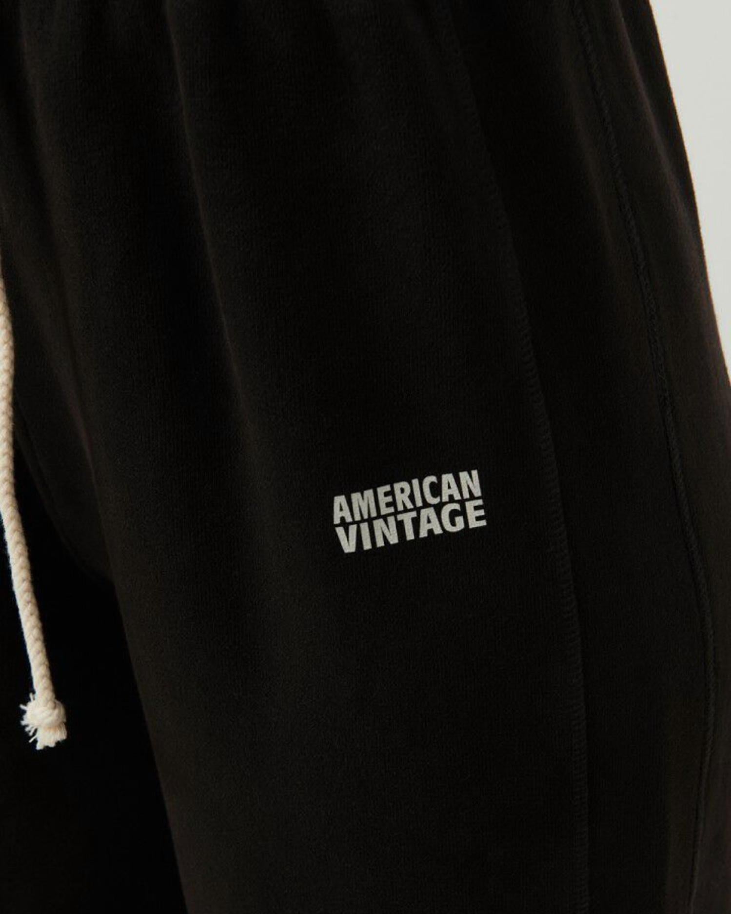 American Vintage - Izubird Trouser Lounge Pants - black - clothing - cotton