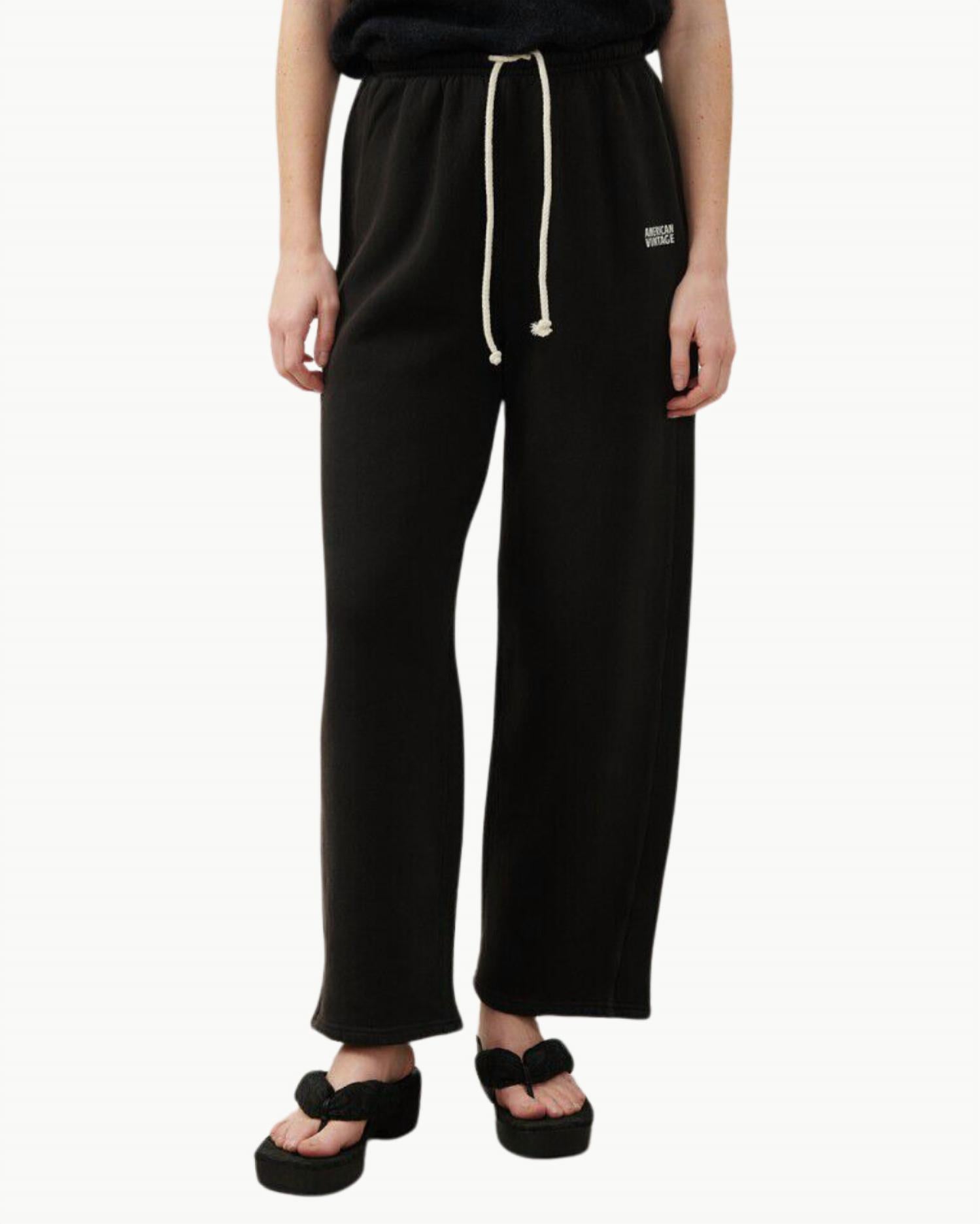 American Vintage - Izubird Trouser Lounge Pants - black - clothing - cotton