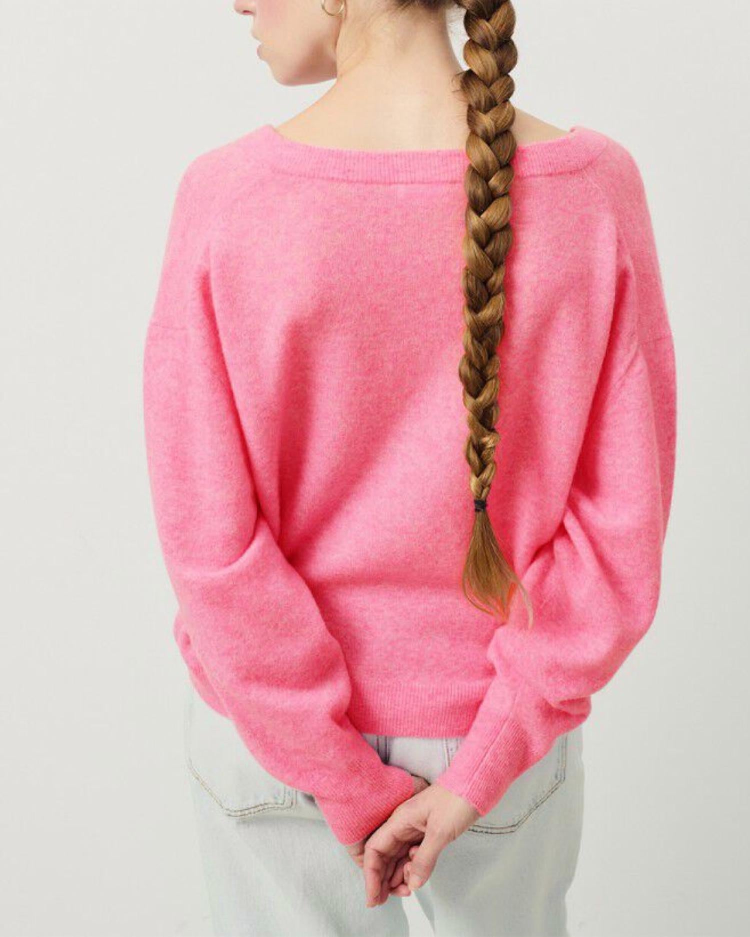 American Vintage - Raxow Relaxed - fit Wool Jumper - clothing - hoodies - pink