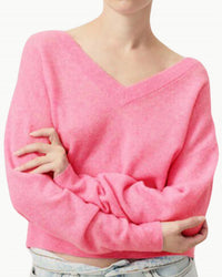 American Vintage - Raxow Relaxed - fit Wool Jumper - clothing - hoodies - pink