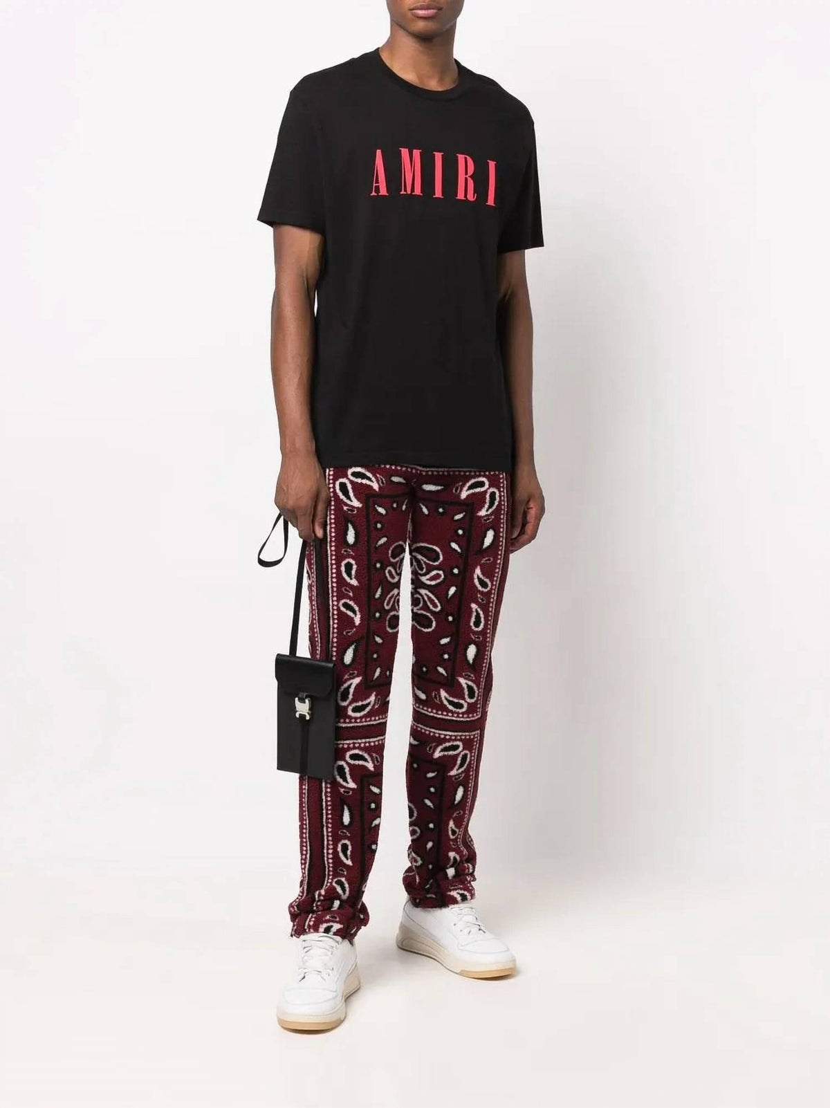 Amiri - Printed Bandana Fleece Pants
