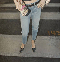Amo - 143 Mid Rise Strait Leg Crop Jean