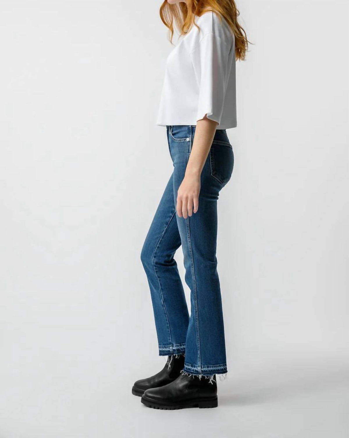 Amo - Bella High Rise Crop Jean