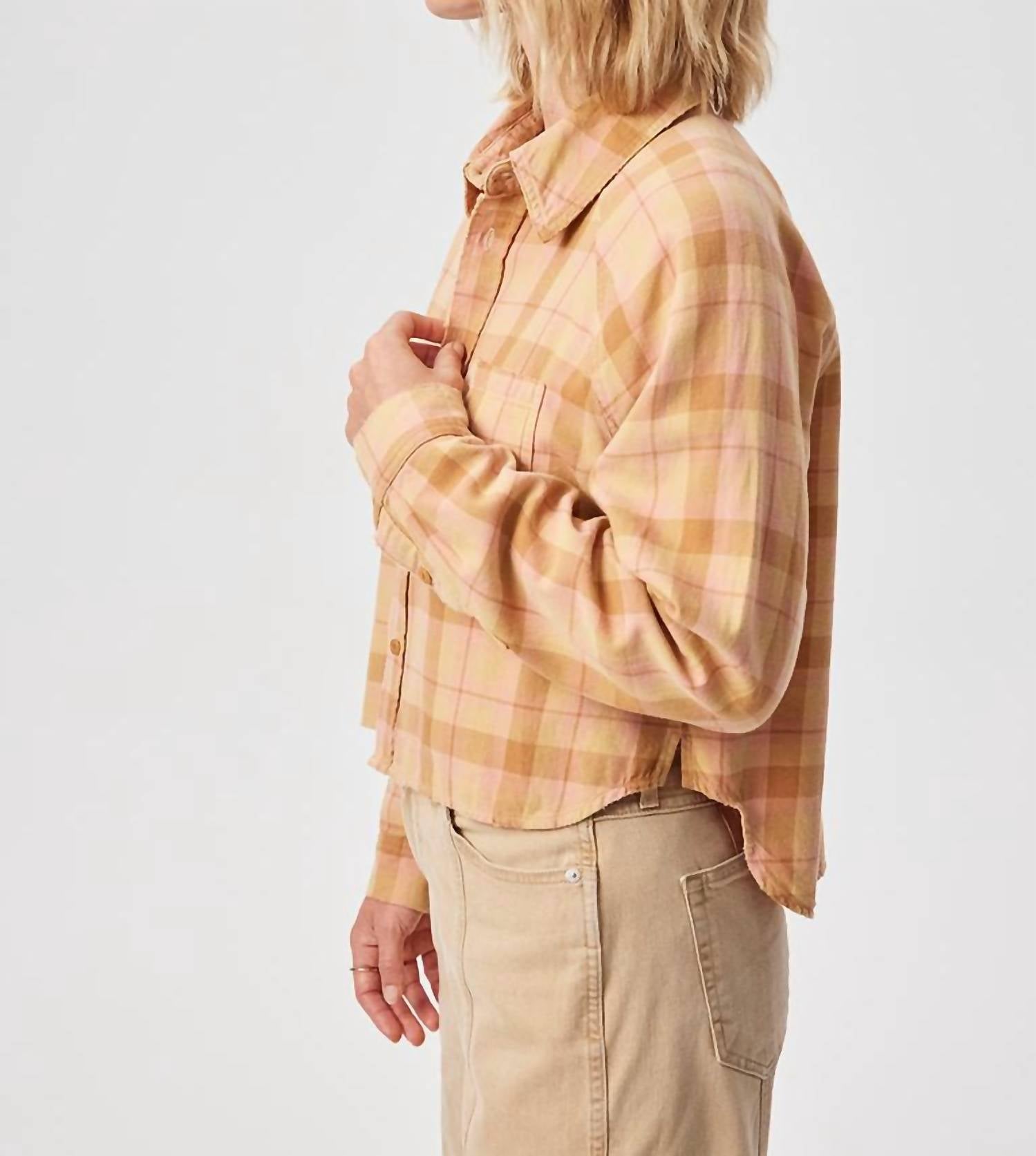 Amo - Denise Shirt - button - down - shirts - clothing - gold