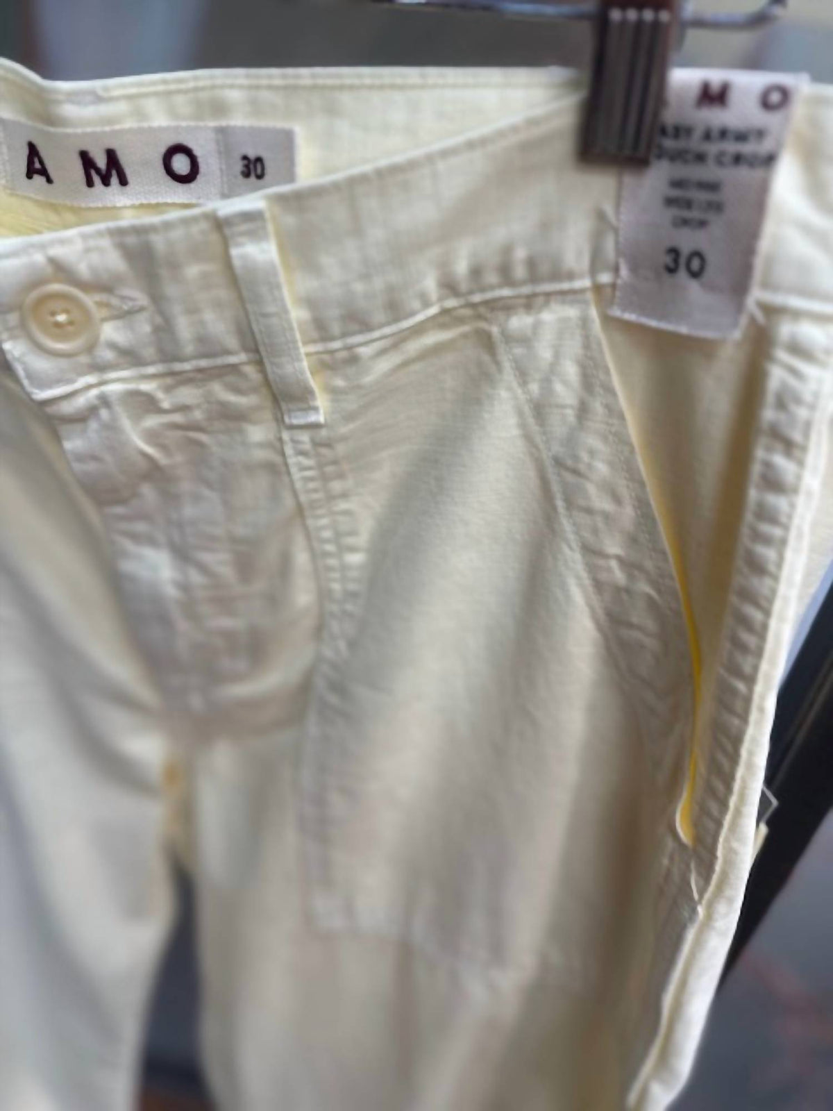 Amo - Women's Easy Army Slouch Crop Trouser
