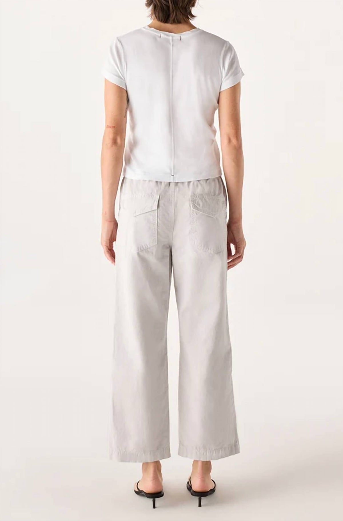 Amo - Easy Drawstring Slouch Crop Pants