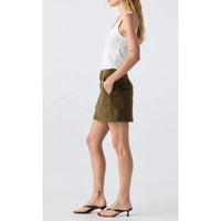 Amo - Easy Slouch Skirt - clothing - cotton - blend - green