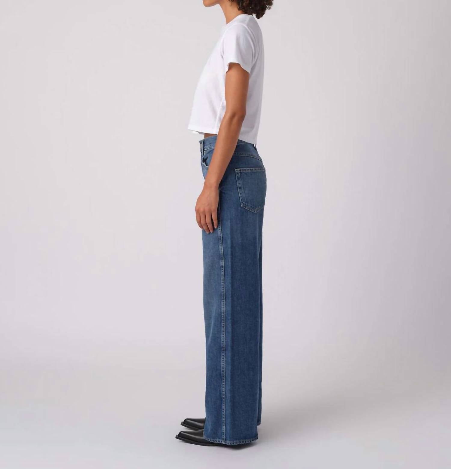 Amo - Frida Jeans - blue - clothing - flare