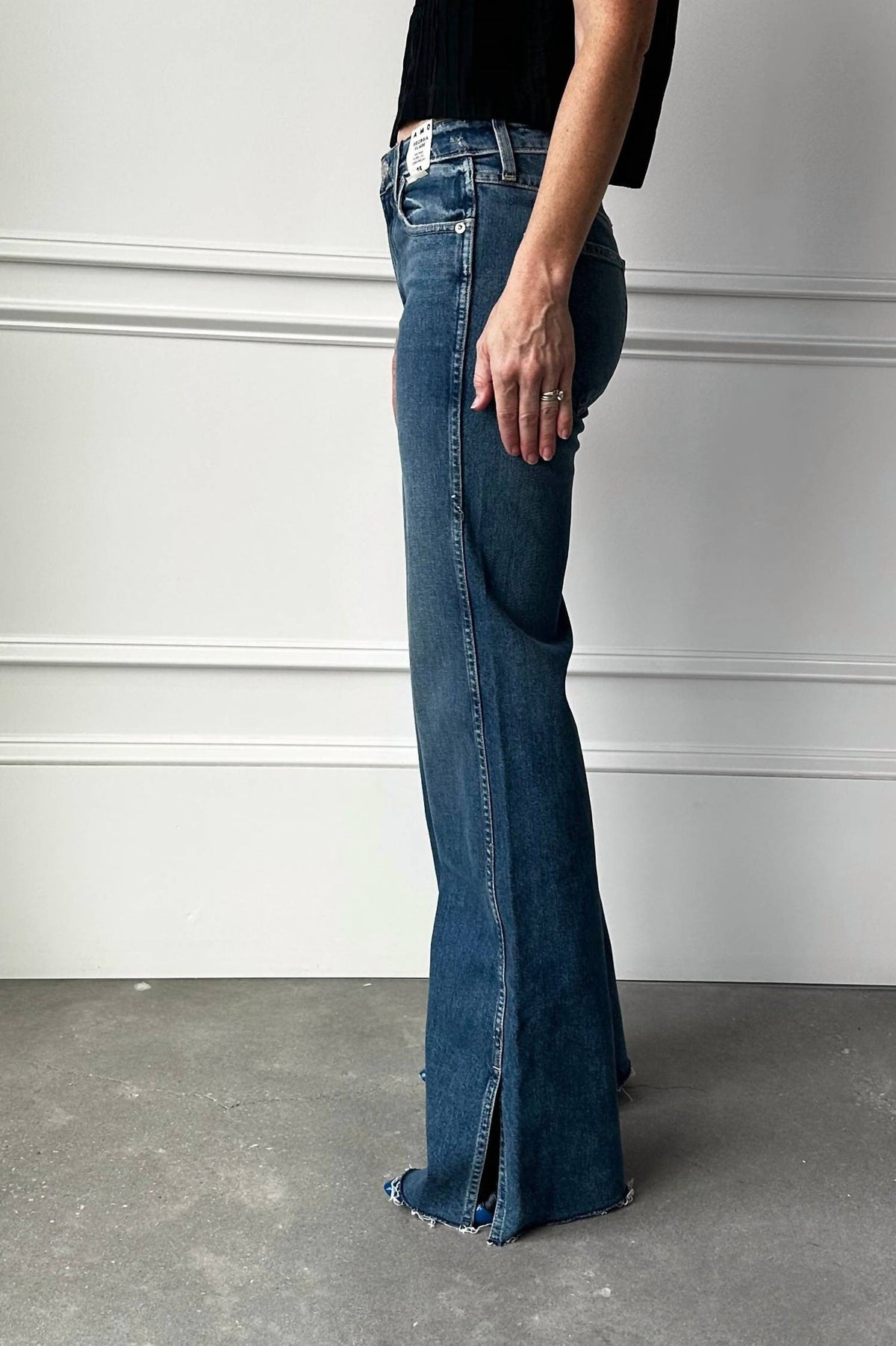 Amo - Georgia Split Flare Jeans