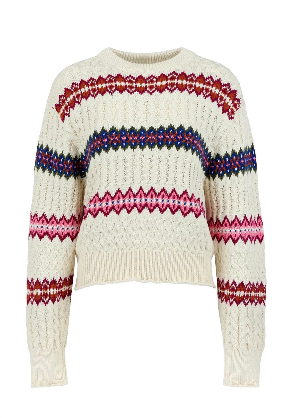 Amo - Jemma Long Sleeve Stripe Sweater