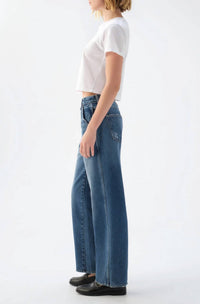 Amo - Jocelyn Trouser Jeans - blue - clothing - denim