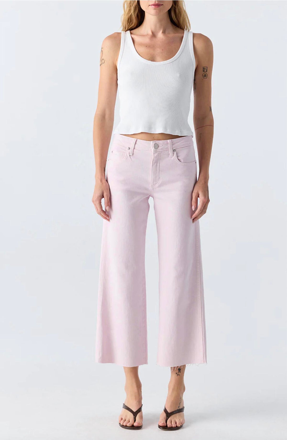 Amo - Marjorie Mid Rise Wide Leg Jeans