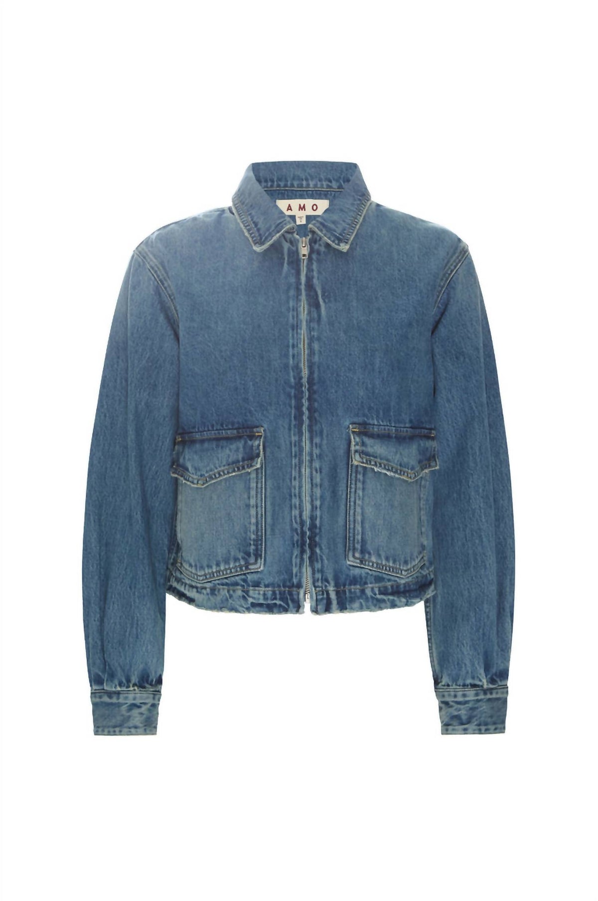 Amo - Sally Boxy Fit Denim Jacket