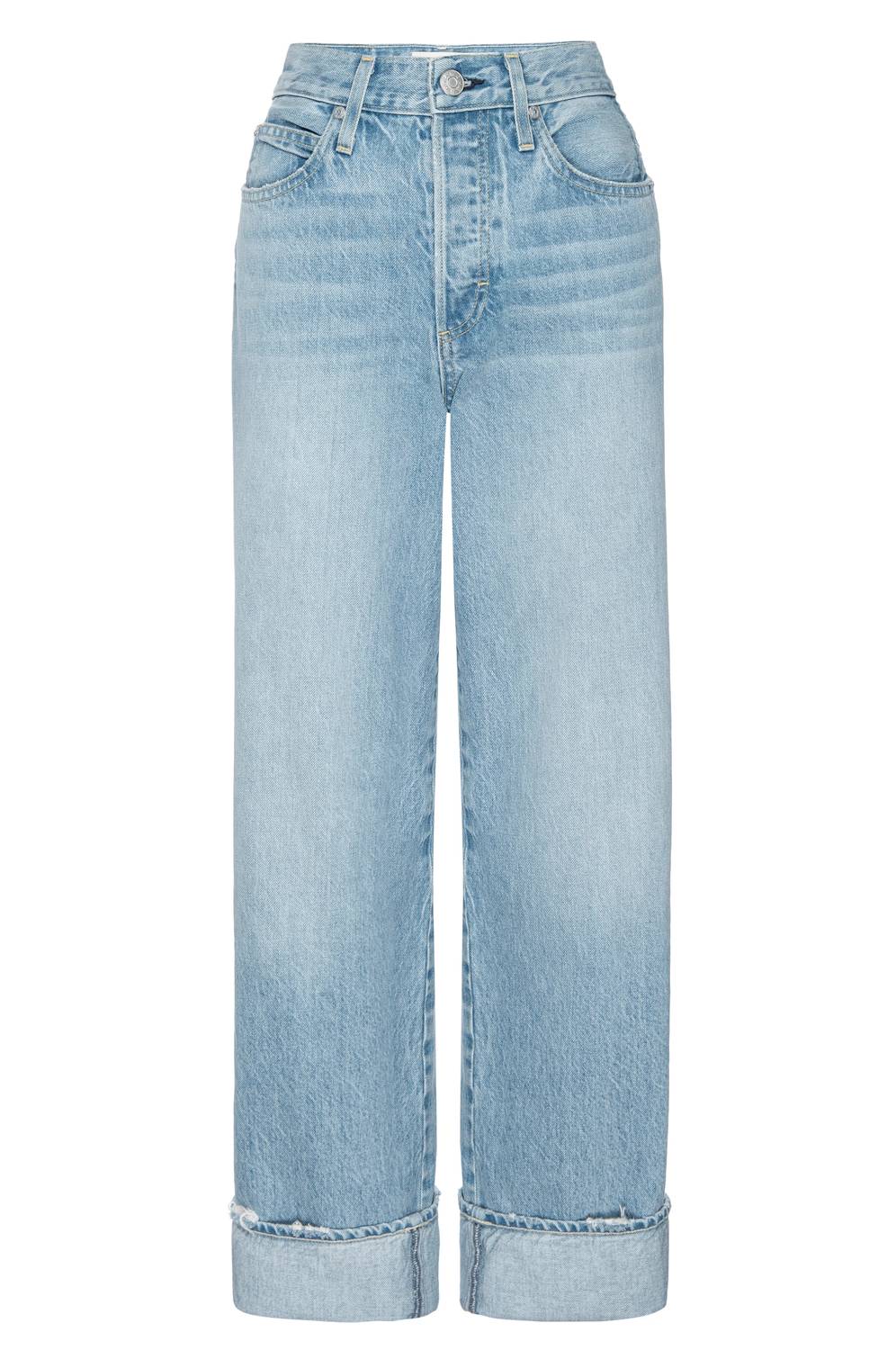 Amo - Sonia Cuff Jean - blue - clothing - denim