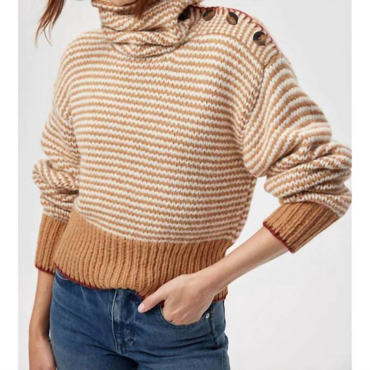 Amo - Stefania Alpaca & Wool-blend Sweater
