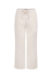 Amo - Women's Easy Drawstring Slouch Crop Pants