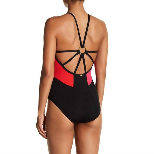 Amoressa - Solitaire Tatiana One Piece Swimwear - clothing - geometric - nylon