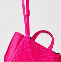 Ampersand As Apostrophe - Women's Micro Tote Leather Bag