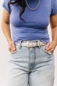 Amsterdam Heritage - Adrie Skinny Leather Belt