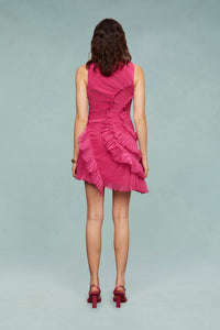 Amur - Emilia Cascade Mini Dress - clothing - dresses - mini
