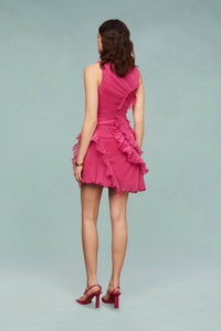 Amur - Emilia Cascade Mini Dress - clothing - dresses - mini