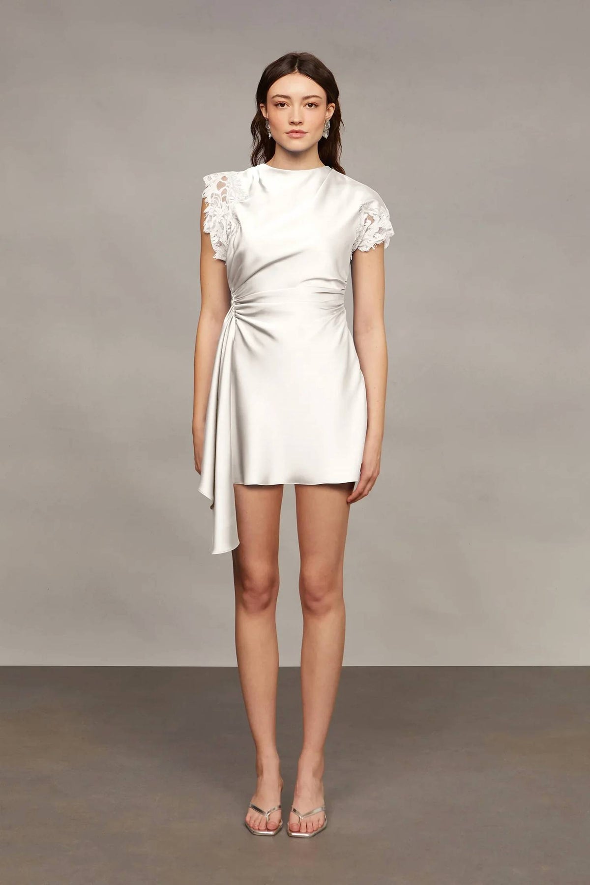 Amur - Zina Ruched Mini Dress