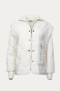 ASH QUILTED PADDED REMOVABLE SHELL JACKET