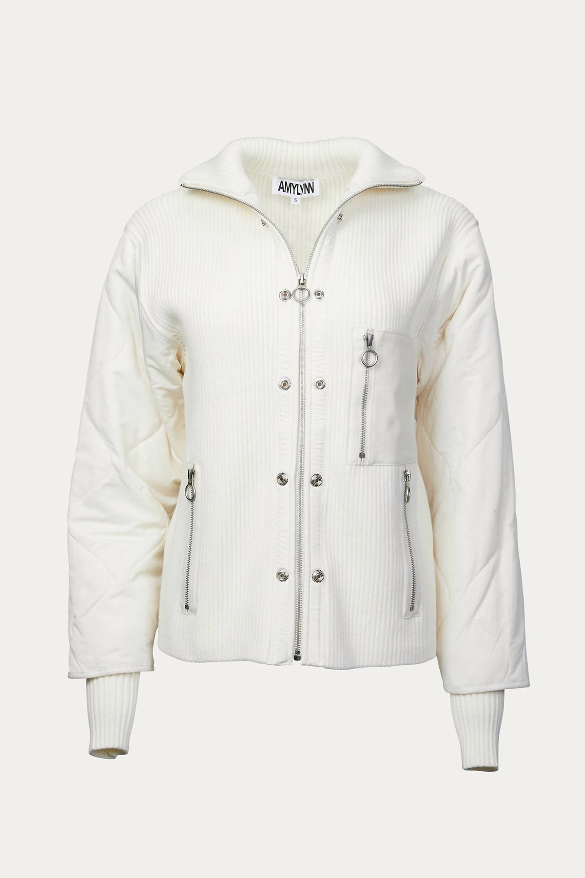 ASH QUILTED PADDED REMOVABLE SHELL JACKET