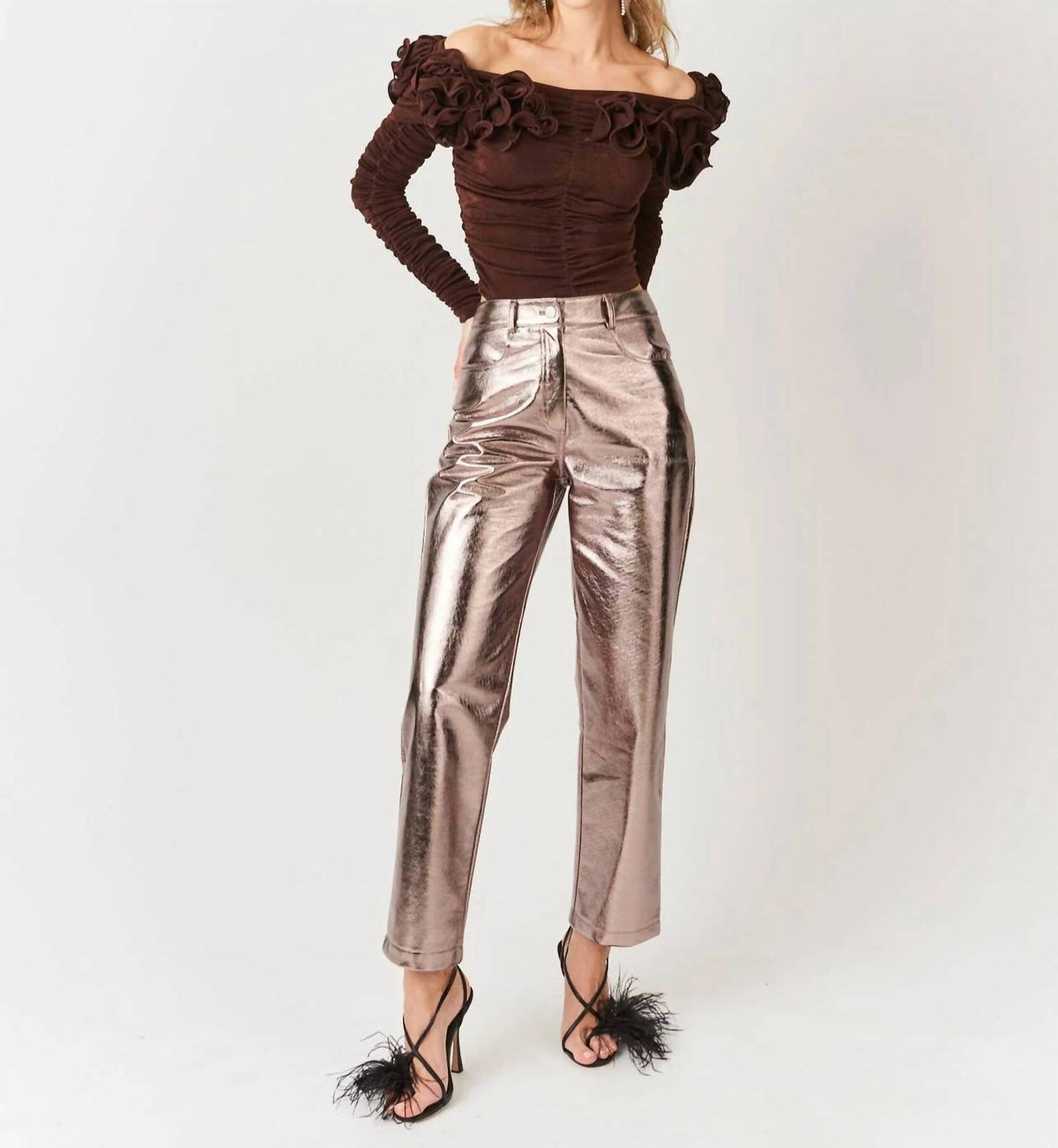 Amylynn - Yasmine Metallic Pants