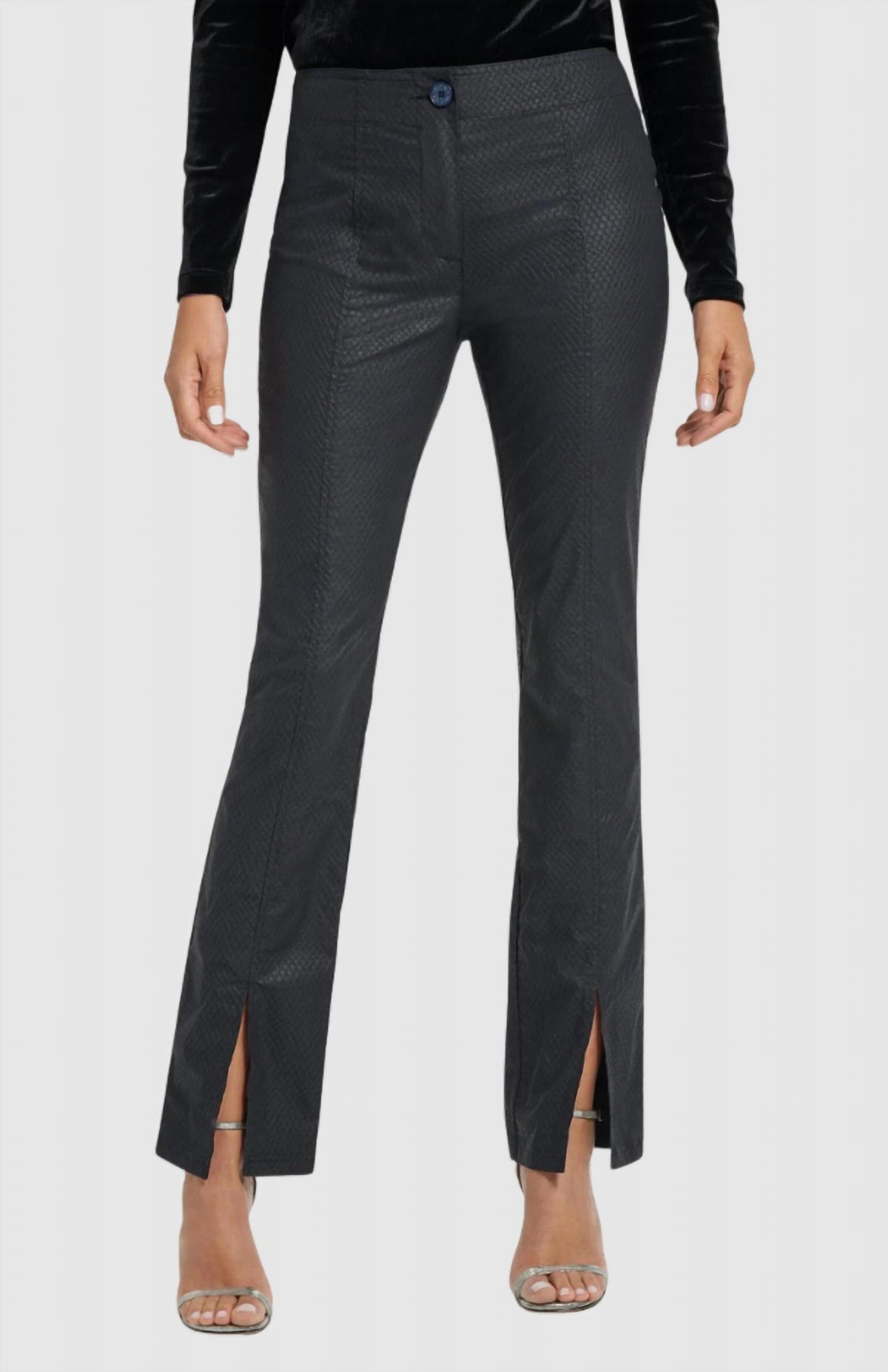 Anatomie - Dominica Snake Embossed Slit Ankle Pant