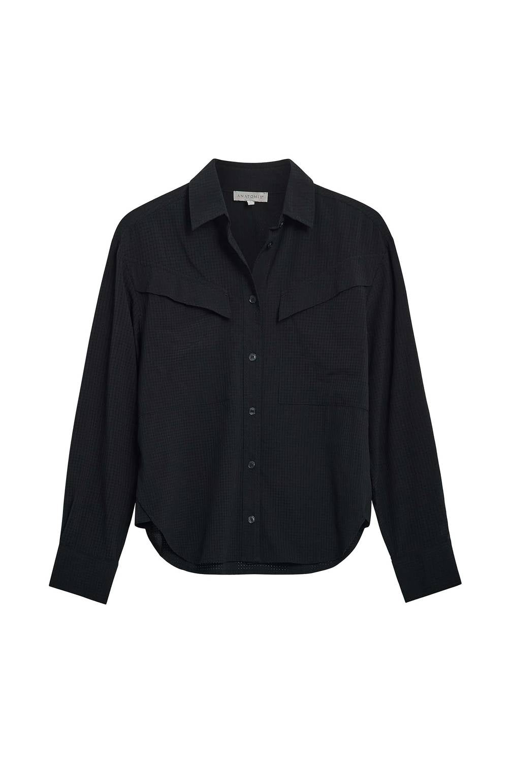 Anatomie - Kieran Breezy Shirt - black - button - down - shirts - clothing