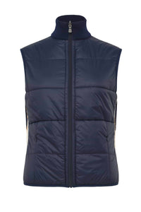 Anatomie - Terry Nylon Sweater Vest With Stripe